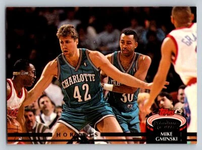1992-93 Stadium Club #175 Mike Gminski Charlotte Hornets - Image 1 of 2
