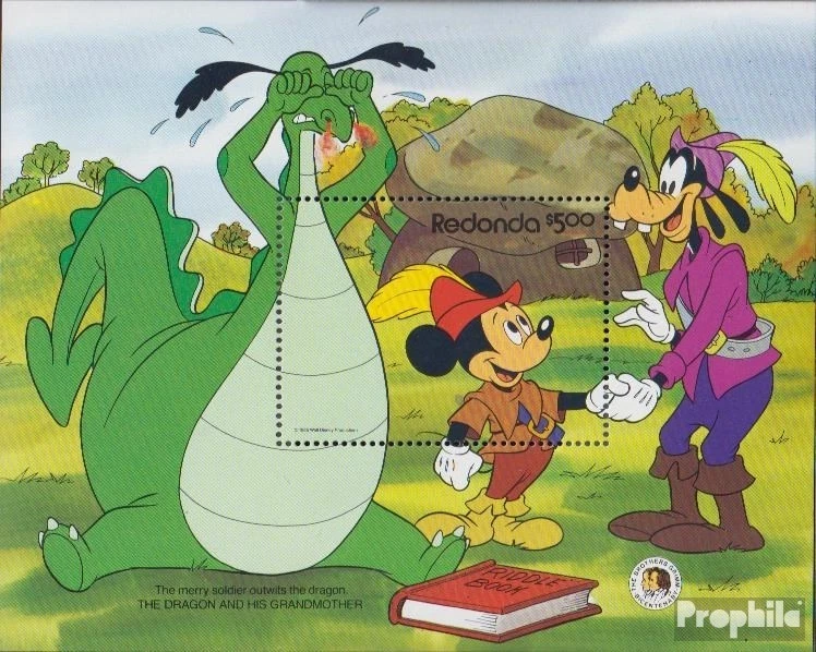 Redonda block30 mint/MNH 1985 Walt-Disney-Figures - Изображение 1 из 1