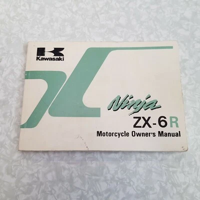 KAWASAKI ZX6R F1 (1995) OWNERS MANUAL - Rare  - Image 1 of 4