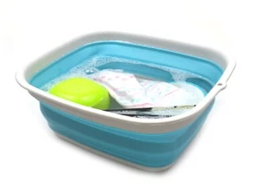 7.7L 2 Gallon Collapsible Tub - Foldable Dish Tub - Portable Washing Basin - ... - Picture 1 of 5