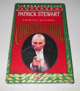 Patrick Stewart A Christmas Carol Audio Cassette Tapes - Picture 1 of 5