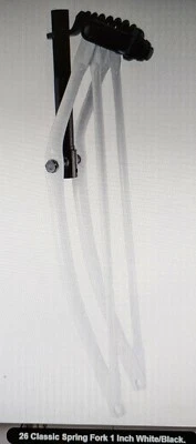 CLASSIC SPRINGER FORK FRONT END, 26" BEACH CRUISER BICYCLES WHITE N BLACK 1 " - Image 1 of 3