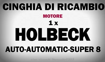 CINGHIA DI RICAMBIO MOTORE 1 x PROIETTORE HOLBECK AUTO, AUTOMATIC, SUPER 8 - Immagine 1 di 2