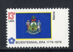 1655 * MAINE STATE FLAG * U.S. Postage Stamp MNH - Picture 1 of 1