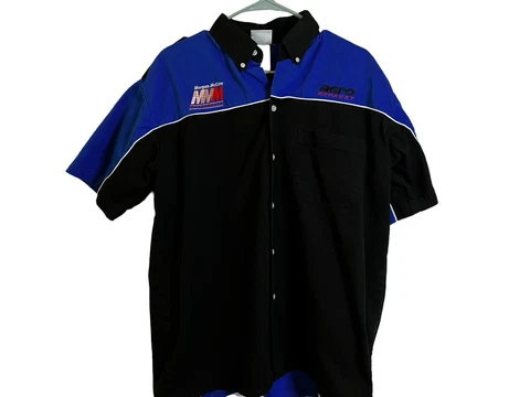 Morgan-McClure Motorsports Aero Exhaust Mens Team Issued Shirt Size Large Cover