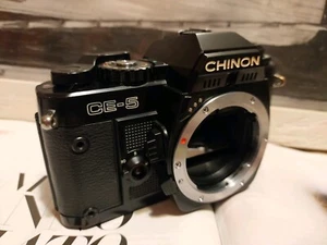 🏌 CHINON CE-5 film 35mm reflex camera; very good start .. (Pentax K bayonet) ⛹️ - Imagen 1 de 8