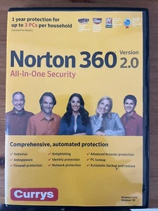 Norton 360 Version 2.0 PC All-In-One Security New Retro pc Build - Picture 1 of 3