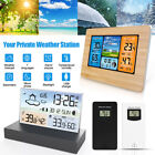 Weather Station Wireless Indoor Outdoor Digital Clock Thermometer Home Forecast
