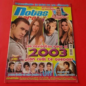 Avril Lavigne Shakira Justin Timberlake BSB UFF Laura Pausini Elijah Wood Notas - Picture 1 of 11