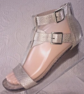 Kenneth Cole REACTION Mujer 6 Sandalias Gran Paso Oro Suave Zapato Gladiador Vegano - Imagen 1 de 1