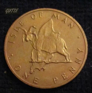 *GUTSE* ISLA DE MAN, 1 PENNY 1976, OVEJA, CASI SIN CIRCULAR - Imagen 1 de 2