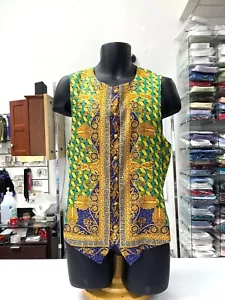 NUEVO Chaleco Creme De Seda para Hombre Moda 100% Seda Suave Tacto Premium Multicolor EE. UU. - Imagen 1 de 4
