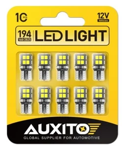 AUXITO 194 LED Bulbs 6000K White 168 2825 (2 packs) - Picture 1 of 8