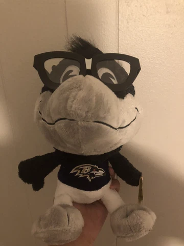 Baltimore Ravens Study Buddies NFL Stuffed Animal Mascot Plush New With Tags NWT Cover