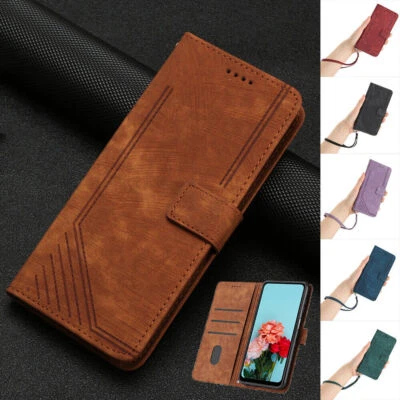 Flip Leather Wallet Phone Case for Samsung A02 A5 A6 A7 A8 A02S Core A03S A03  - Image 1 of 4
