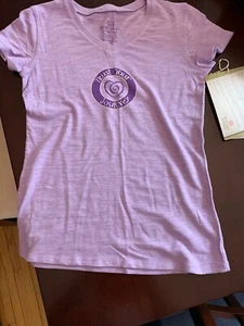 NWT Trust Your Journey Women's V-neck T-shirt, Purple, Small - Picture 1 of 5