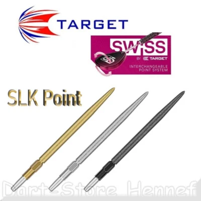 3 TARGET Swiss SLK Points, gold / schwarz / silber, 35 mm / 42 mm