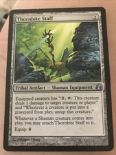 Thornbite Staff   Morningtide   MTG Magic the Gathering LP