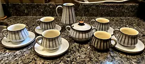 Vintage Denby Bourne Studio Muster Steinzeug 14-teiliges Set - England RAR - Bild 1 von 20