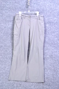 ExOfficio Pants Womens 12 Cream Beige Tan Rise Cargo Hiking Outdoor Nylon Blend - Picture 1 of 12