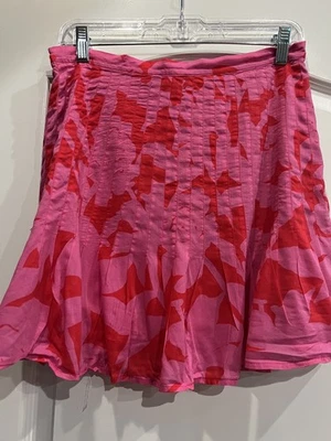 Женская мини-юбка Vineyard Vines с розовой кукушкой и тропическим цветочным узором и пинтаком - размер 8 - Изображение 1 из 4