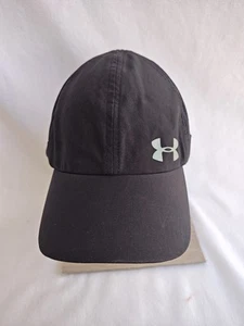 Under Armour Women's Black Running Hat Hook & Loop Closure Yoga Casual Vented - Picture 1 of 9