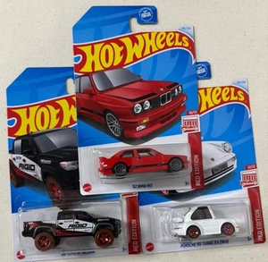 2024 Hot Wheels Target Red Edition Tooned Porsche 92 BMW M3 Toyota Tacoma Lot - Picture 1 of 7