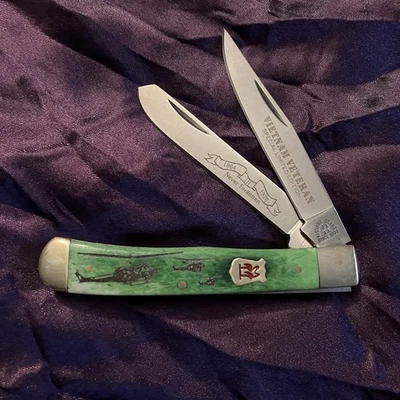 Cuchillo Trampero Serie Veteranos Kissing Crane Vietnam Nuevo Foto 1 de 4