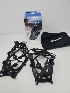 Calzado de tracción Kahtoola EXOspikes negro X-pequeño nieve senderismo y trail running - Imagen 1 de 12
