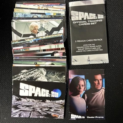 Conjunto básico de 54 cartas imparáveis Space 1999 Series 1  - Imagem 1 de 4