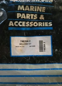 One New 74639A 2 Genuine Mercury Quicksilver Bellows Kit OEM Part - Bild 1 von 2