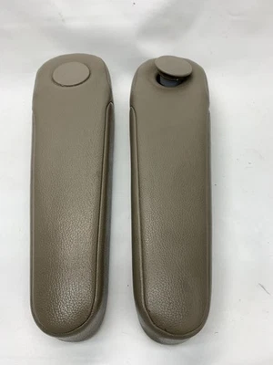 2013 Honda Odyssey Front Driver & Passenger Seat Armrest Leather Tan - Image 1 of 4