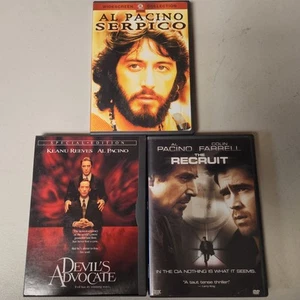 Serpico - Devil's Advocate - The Recruit Al Pacino DVD Lot - Picture 1 of 10