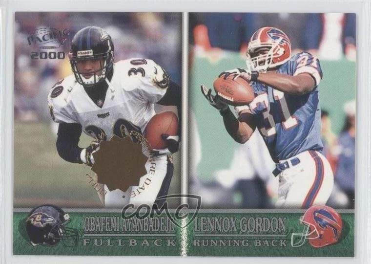 2000 Pacific Premiere Date Missing Serial Number Obafemi Ayanbadejo #396 - Image 1 of 2