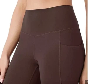 Member's Mark Women's Everyday 4 Way Stretch High Rise Flare Yoga Pant XXL Brown - Picture 1 of 9