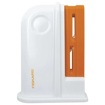 Fiskars Universal Desktop Scissor Sharpener - Plastic - Orange/White - Image 1 of 4