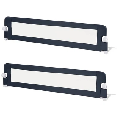 Riel de cama plegable para niños pequeños 71" 2 piezas con correa de seguridad ajustable, protector de barandilla Foto 1 de 4