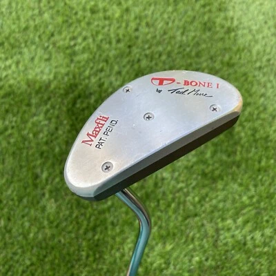 Maxfli T-Bone I Tad Moore Mallet Putter Steel ~35" Factory Grip Right - Image 1 of 4
