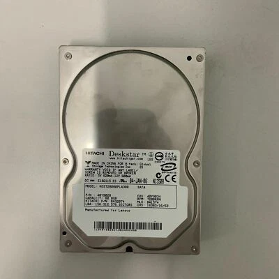 Genuine Hitachi 80GB 7.2K RPM SATA NHP LFF 3.5" Hard Disk Drive 40Y9034 0A32074  - Image 1 of 2