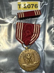 Vintage Army WWII For Good Conduct w/ Ribbon Bar Pin T-2076 - Bild 1 von 9