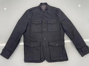 Button Down Coat Celio* Urban Collection Dark Navy Blue Sized XL - Picture 1 of 10