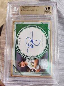 2018 Topps Transcendent Emerald Mark McGwire Auto Becket 9.5 Numbered 4/15
