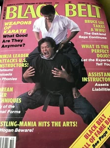 Black Belt Magazine: October 1986 Bruce Lee Korean Tiger Wrestling Martial Arts - Picture 1 of 2