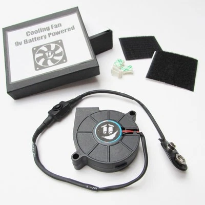 2" 9V MINI ANGLED COOLING FAN kit Costuming Stormtrooper Helmet Darth Vader Mask - Image 1 of 4