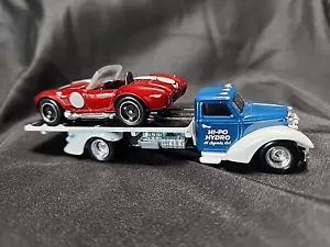 HW 2021 Super Treasure Hunt Shelby Cobra 427 S/C Red on Speed Waze Transport - Picture 1 of 24