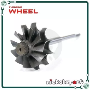 Garrett GT15 11 Blades Fit 753420 Turbo Turbocharger Turbine Shaft Wheel NEW - Foto 1 di 4