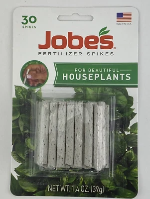 Paquete de 30 picos de alimentos fertilizantes Jobes 2 paquetes para hermosas plantas de interior 60 en total Foto 1 de 4