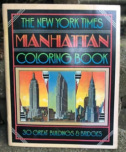 1975 New York Times Manhattan Malbuch - Bild 1 von 8