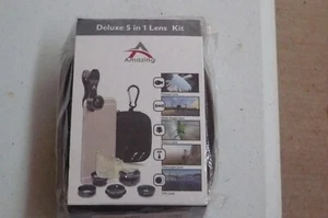 Handy Objektiv Set 5 in 1 Clip Handy alle iPhone Android Digitalkamera - Bild 1 von 3