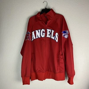Anaheim Angels Stitches Jacket Mens Size Large Vintage Y2k - Picture 1 of 8